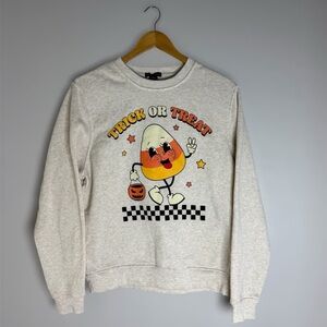 Better Together Candy Corn Graphic Sweater - Cream Small